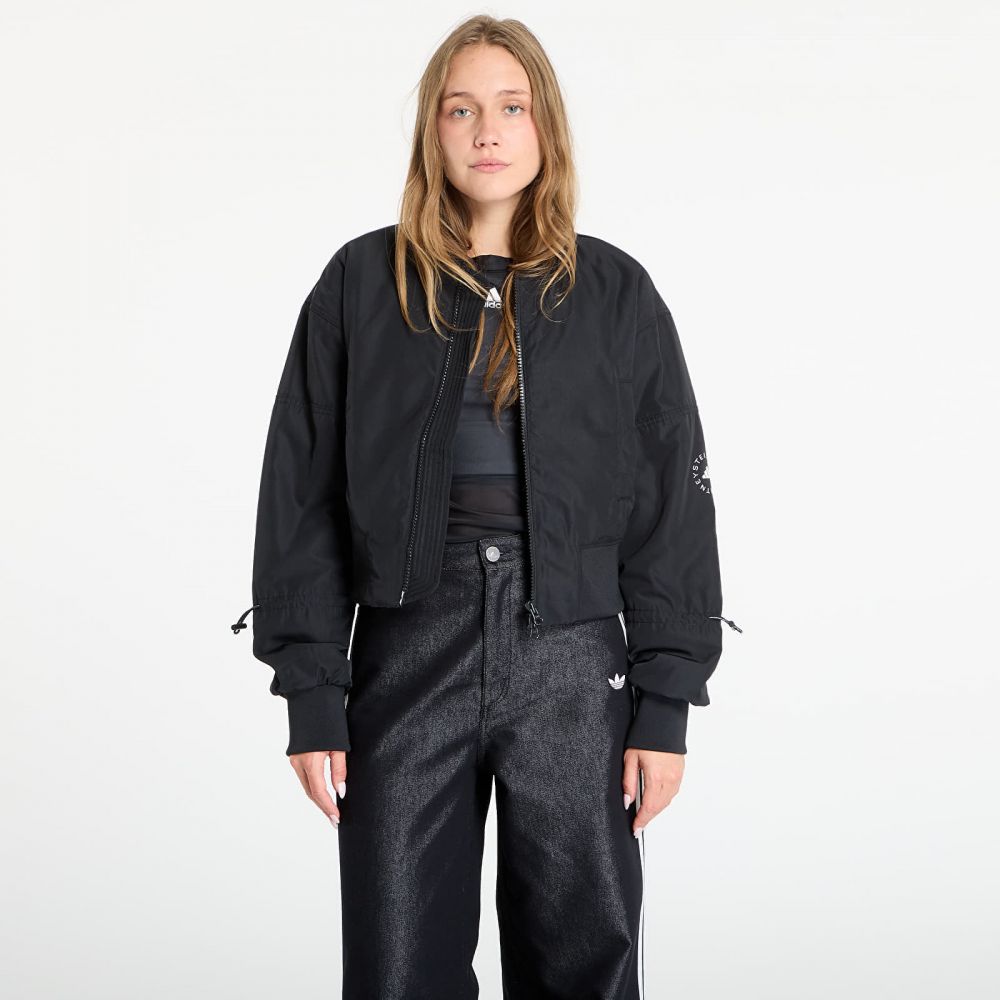 Bunda adidas by Stella McCartney TrueNature Woven Bomber Cropped Jacket Black L