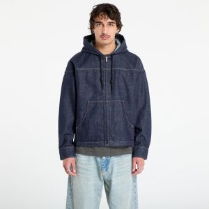 Bunda Calvin Klein Jeans Denim Zip Front Hood Jacket Blue L