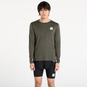 Tričko SAYSKY Statement Pace Long Sleeve Green L