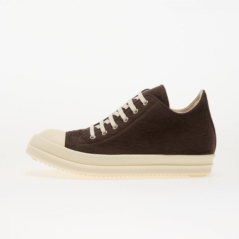 Tenisky Rick Owens Woven Shoes - Low Sneaks Dark Dust/ Milk/ Milk EUR 39