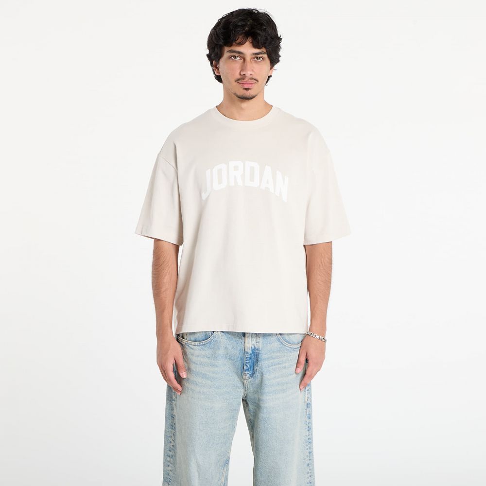 Tričko Jordan Flight Essentials Men's T-Shirt Lt Orewood Brn/ Sail L