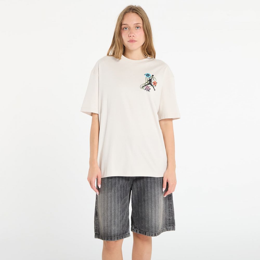 Tričko Jordan Flight Women's Oversized Graphic T-Shirt Lt Orewood Brn L