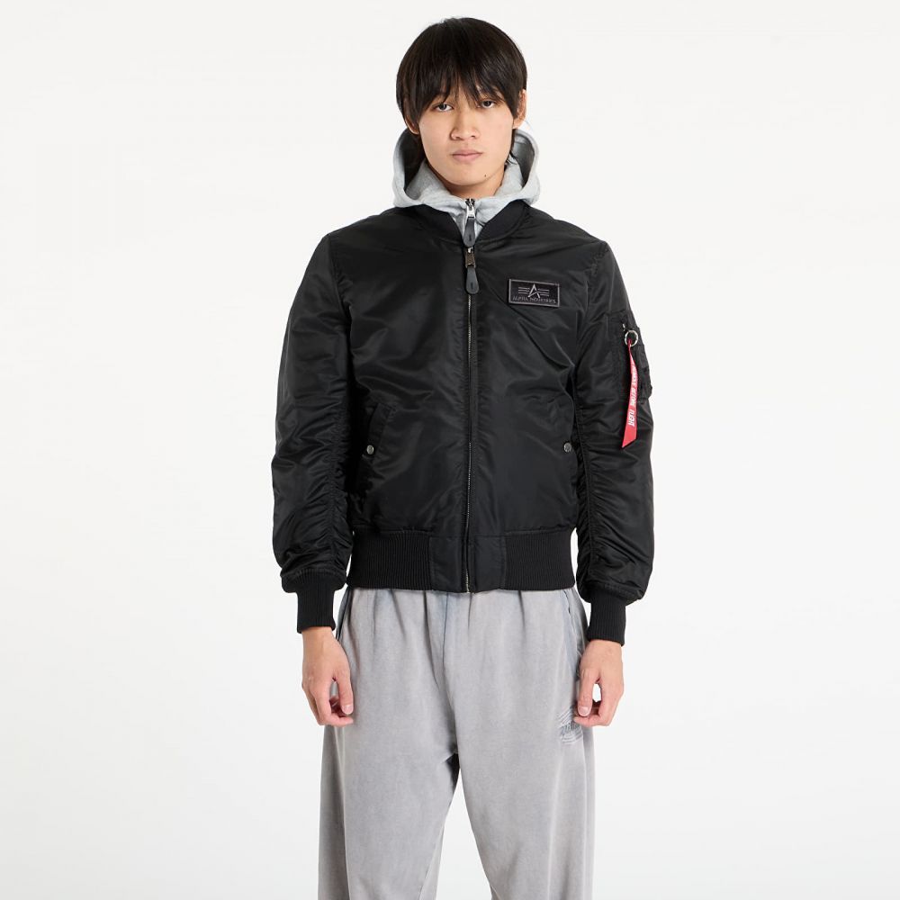 Bunda Alpha Industries MA-1 D-Tec Hood Bomber Jacket Black L