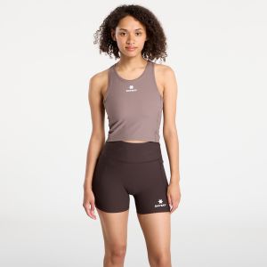 SAYSKY W Combat Rib Crop Top Taupe S