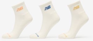 New Balance Everyday Ankle Socks 3-Pack Off White L