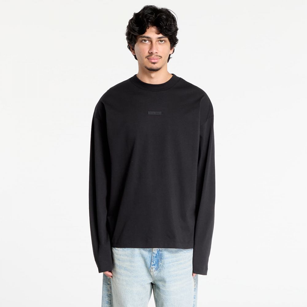 Tričko Fear of God Essentials Classic Long Sleeve Tee Jet Black L