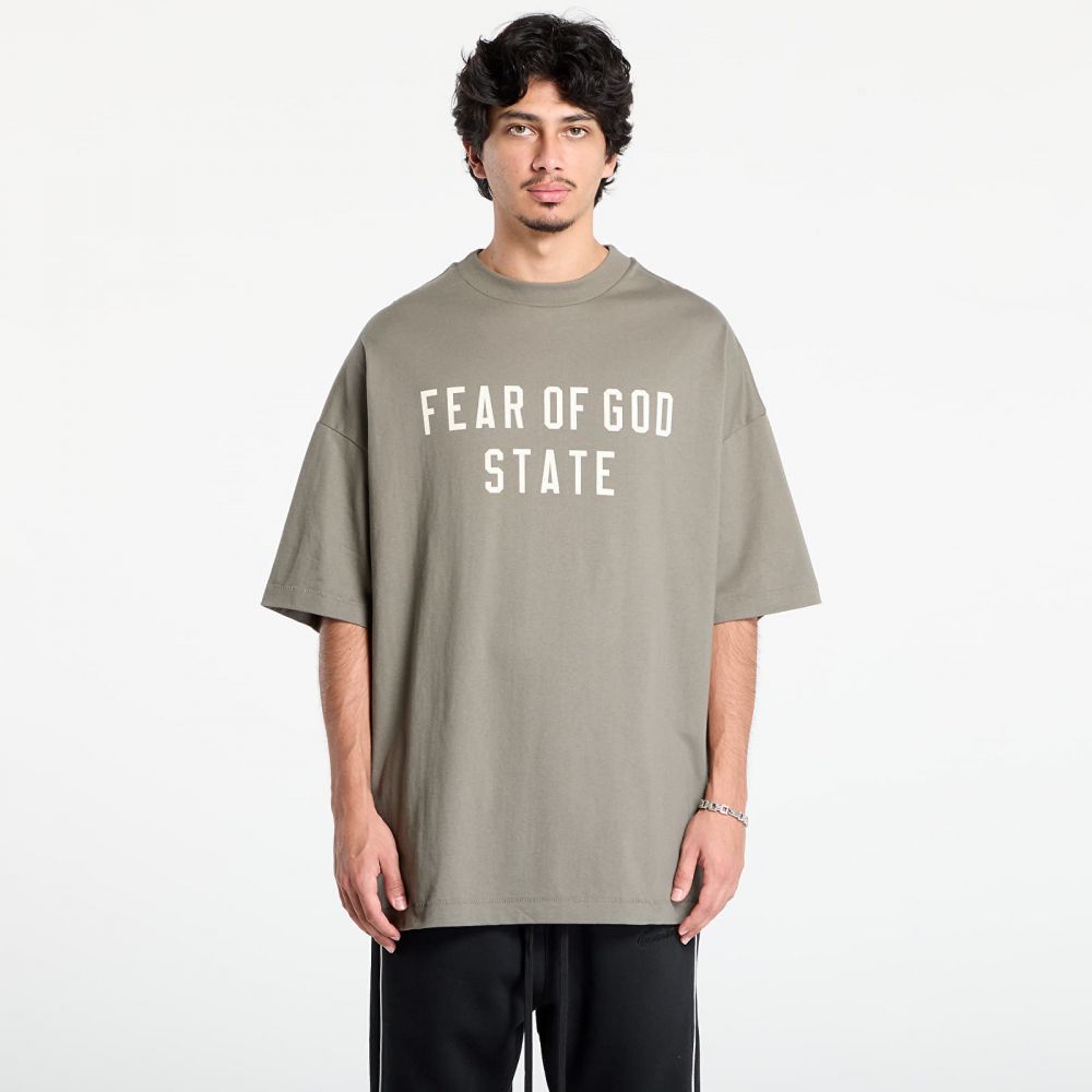 Tričko Fear of God Essentials 90's Short Sleeve Tee Moss L