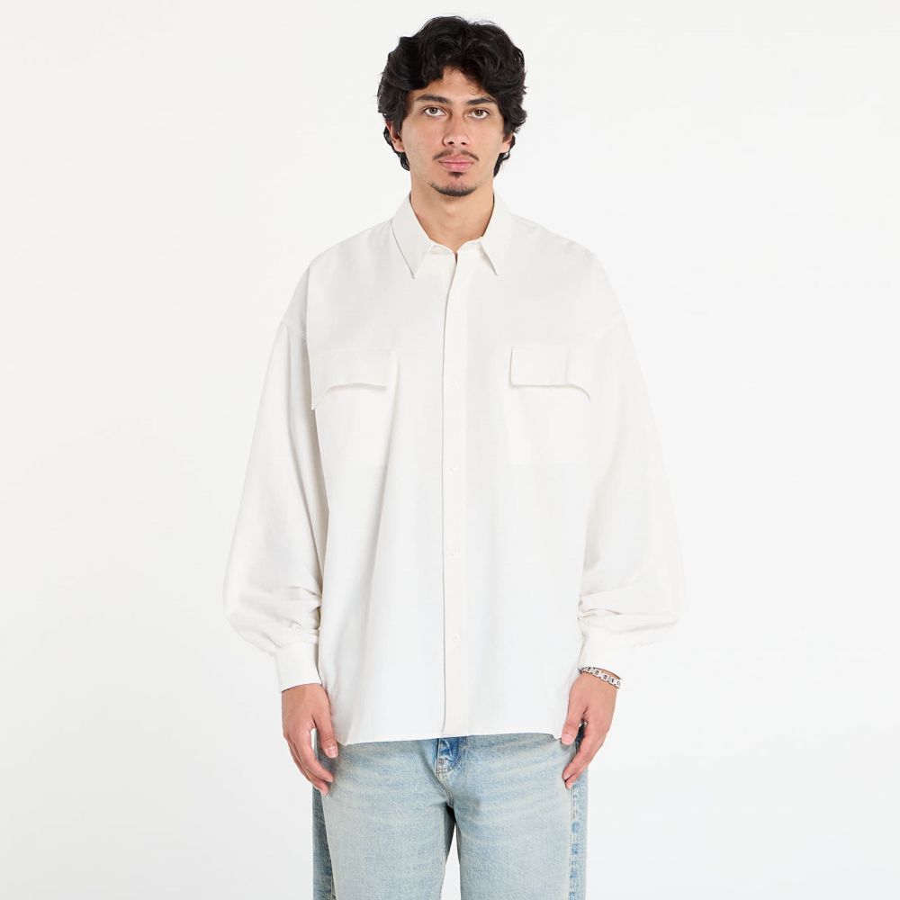 Košeľa Fear of God Essentials Oxford Shirt Cloud White L