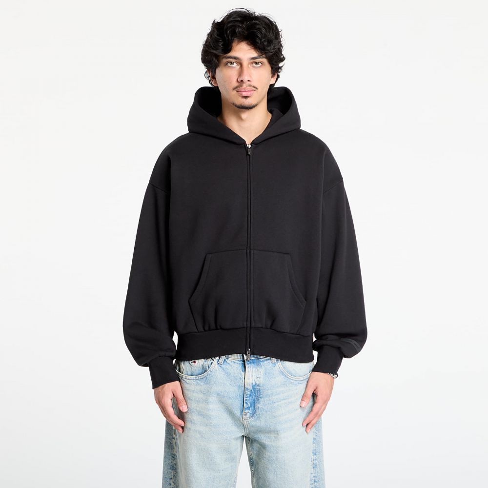 Mikina Fear of God Essentials Classic Full Zip Hoodie Jet Black L