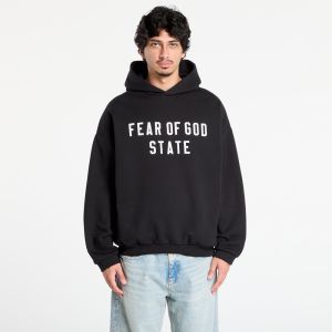 Mikina Fear of God Essentials 90's Hoodie Jet Black L
