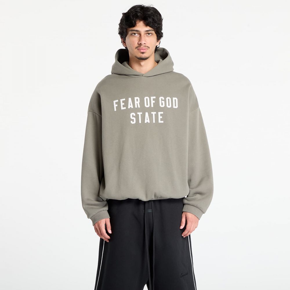 Mikina Fear of God Essentials 90's Hoodie Moss L