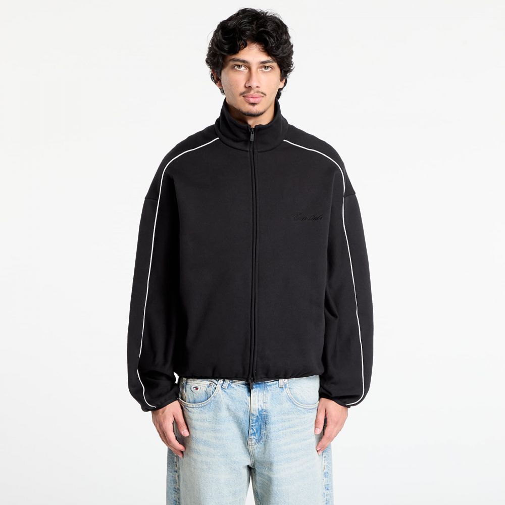 Bunda Fear of God Essentials Modern Track Jacket Jet Black/ Cloud White L