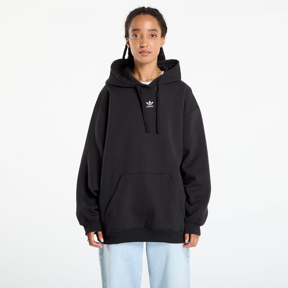 Mikina adidas Essentials Oversized Fleece Hoodie Black L