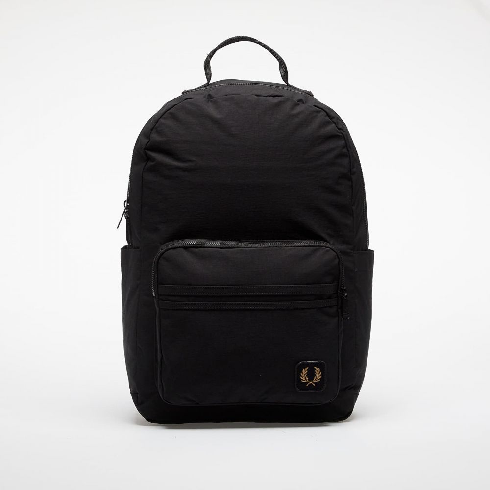 FRED PERRY Nylon Badge Backpack Black Universal