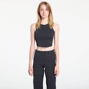 Tričko On All Day Ribbed Crop Tee Black/ Rock L