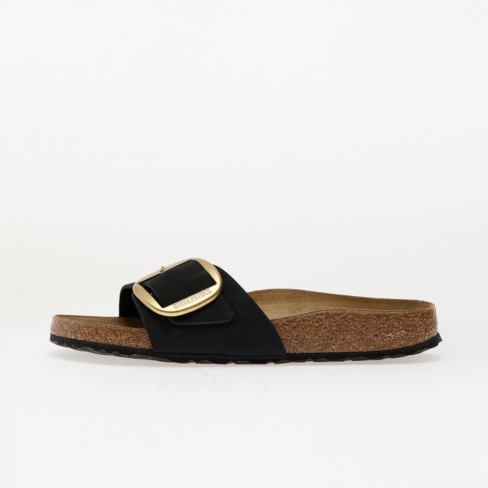 Tenisky Birkenstock Madrid Big Buckle Nubuk Leather Black EUR 41