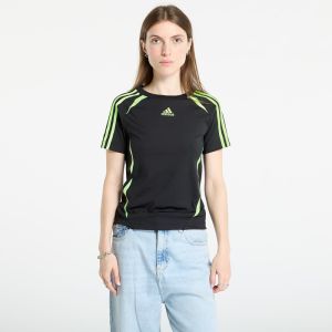Tričko adidas Teamgeist Adicolor Slim Jersey Black/ Signal Green L
