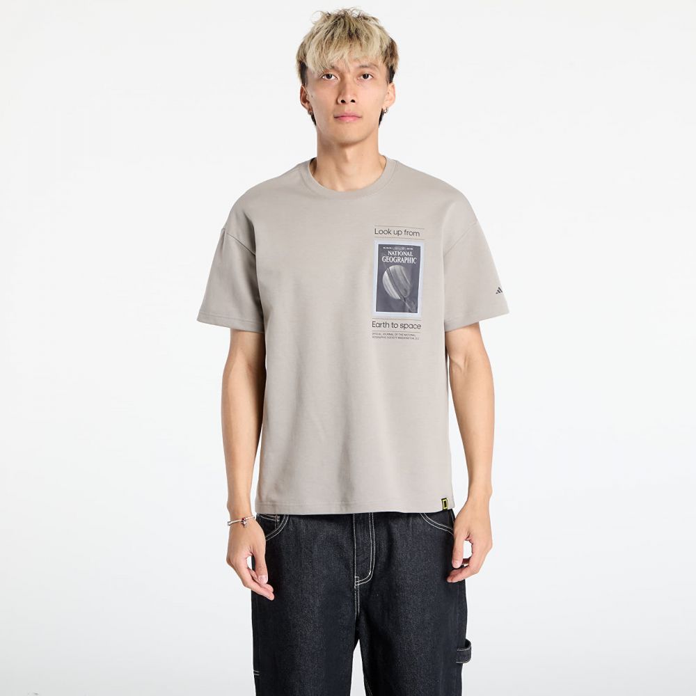 Tričko adidas National Geographic UF AEROREADY Graphic T-shirt Putty Beige L