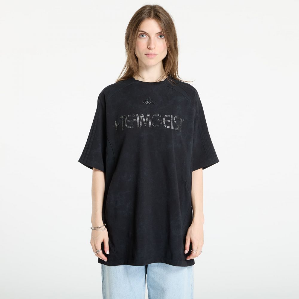 Tričko adidas Adilenium Season 4 Teamgeist Washed Rhinestone T-Shirt Black L