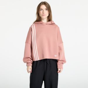 Mikina adidas Off Placed 3-Stripes Hoodie Warm Clay L