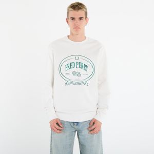 Mikina FRED PERRY Chosen By Champions Sweatshirt Snow White L