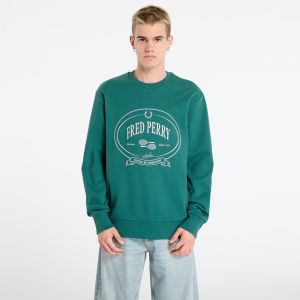 Mikina FRED PERRY Chosen By Champions Sweatshirt Sport Green L