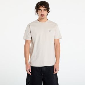 Tričko OBEY Visual Studios Tee Silver Grey L
