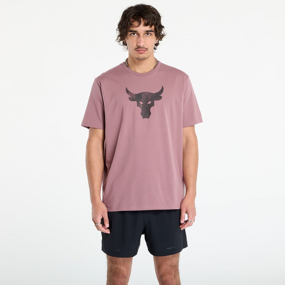 Tričko Under Armour Project Rock Brahma Bull SS Tee Maroon L