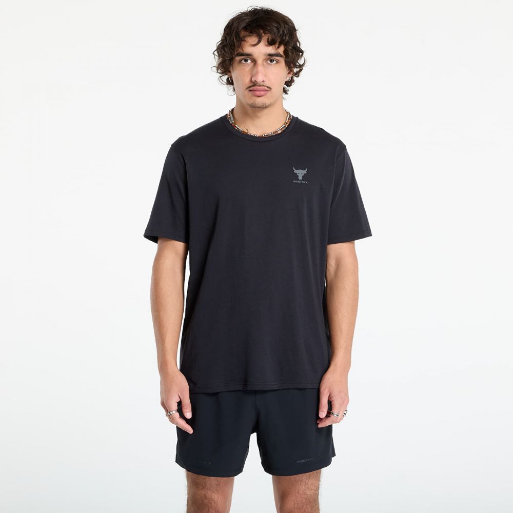 Tričko Under Armour Project Rock Simple Branded T-Shirt Black L