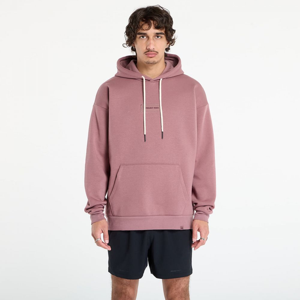 Mikina Under Armour Project Rock Icon Hoodie Maroon L