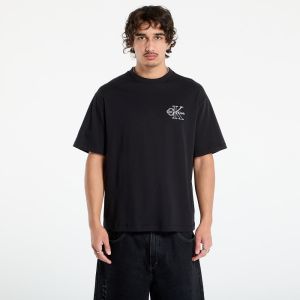 Tričko Calvin Klein Jeans Ss 30S Micro Monolog Graphic Tee Black L