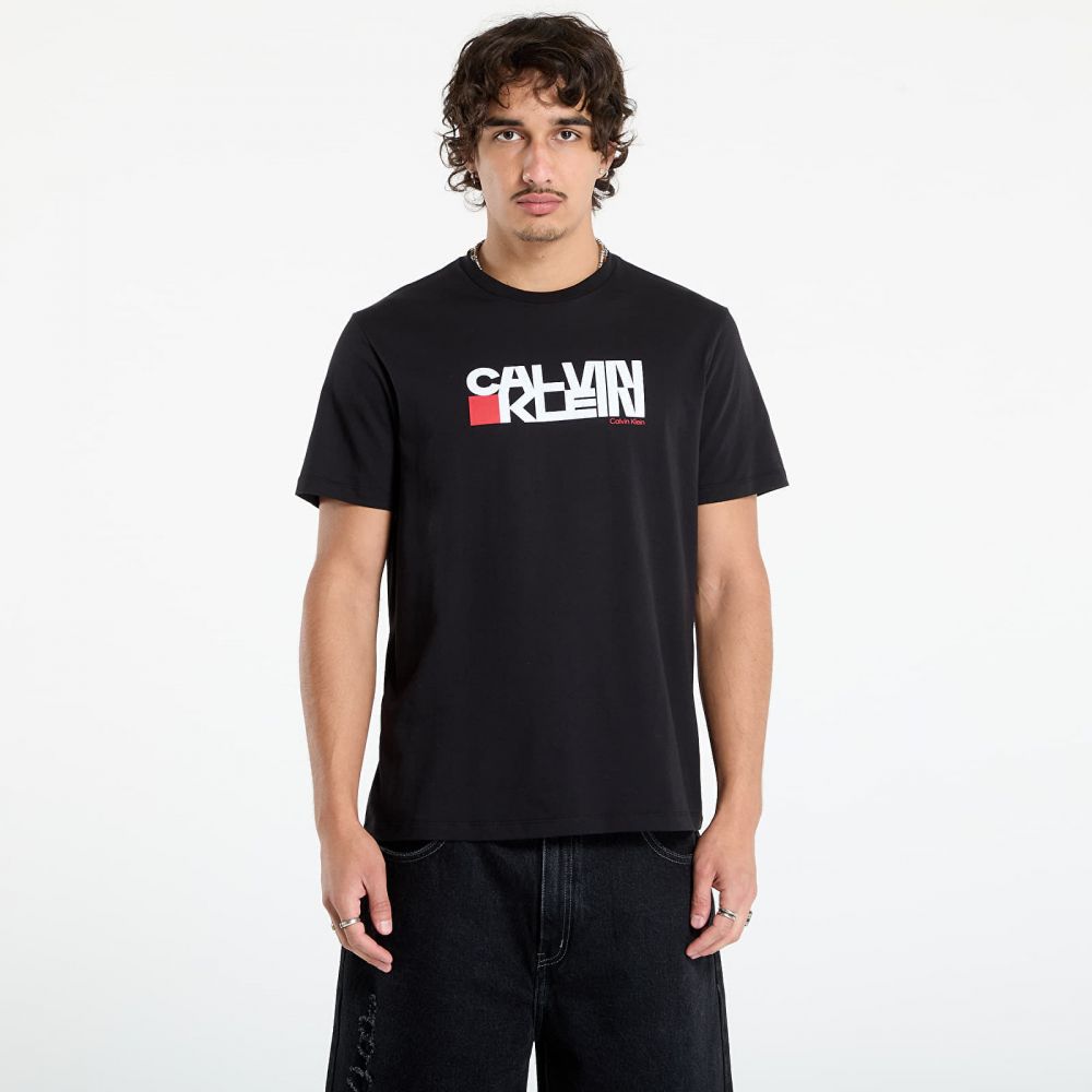 Tričko Calvin Klein Jeans SS Redbox Graphic Tee Black L