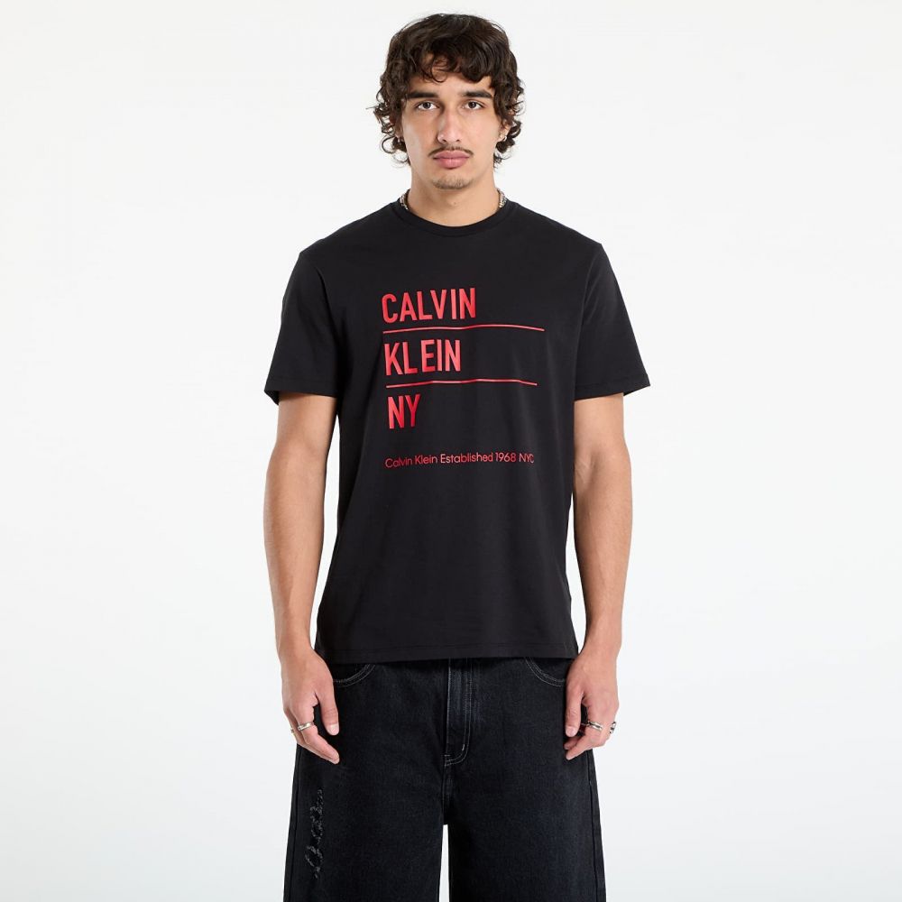 Tričko Calvin Klein Jeans SS Graphic Tee Black L