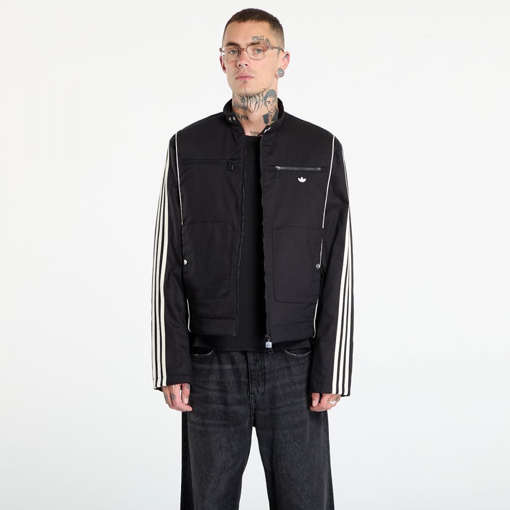 Bunda adidas Premium Waxed Jacket Black/ Black/ Off White XL