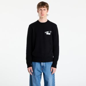 Sveter MM6 Maison Margiela Numeric Logo Crewneck Black L