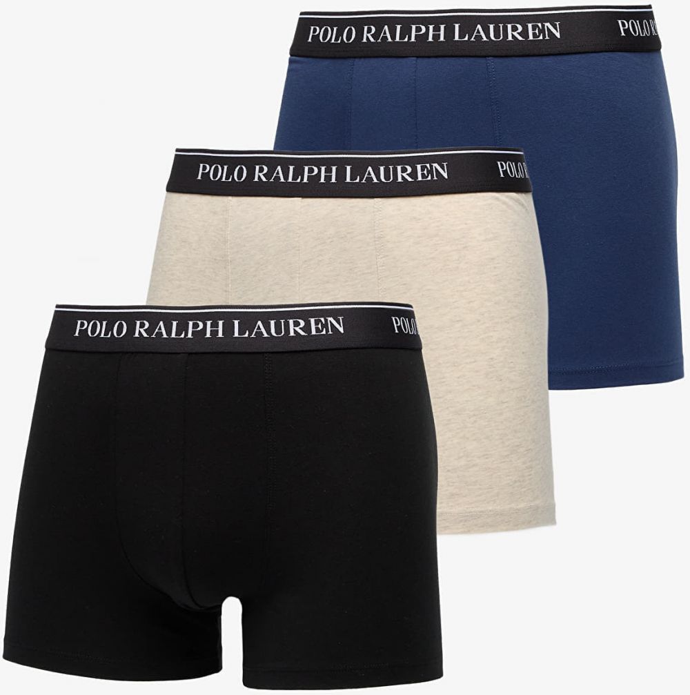Boxerky Ralph Lauren Stretch Cotton Trunk 3-Pack Multicolor XL