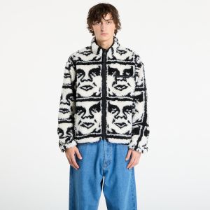 Bunda OBEY Repeated Icon Sherpa Jacket Black Multi XL