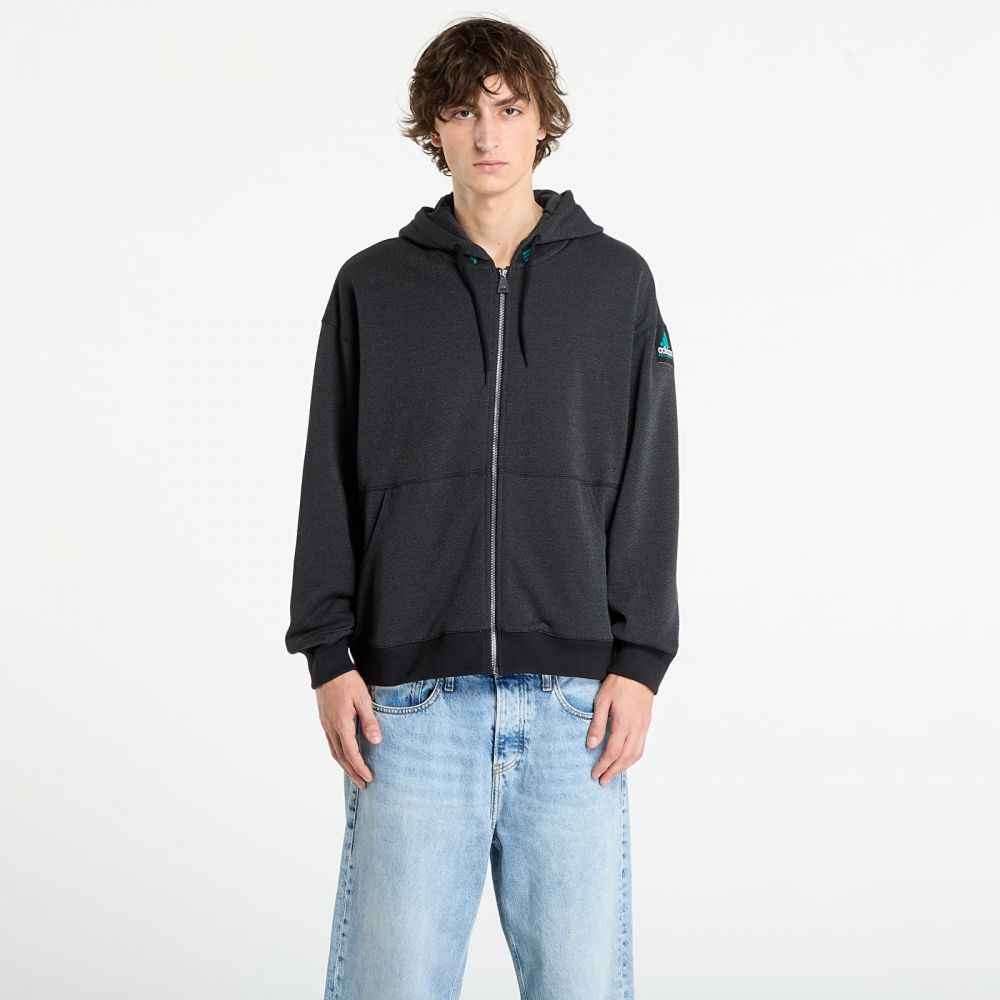 Mikina adidas Equipment Reflective Hoodie Full-Zip Black/ Black S