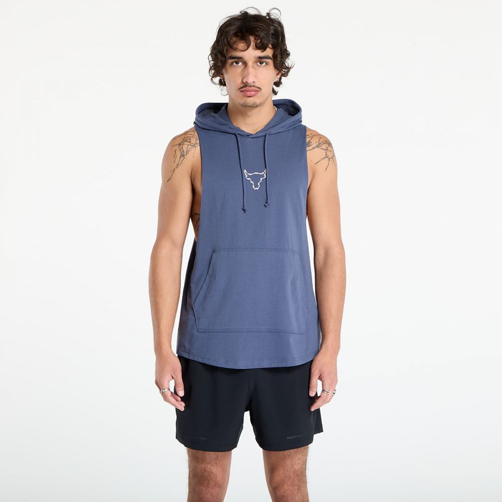 Mikina Under Armour Project Rock Q3PO SL Hoodie Grey XXL