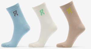 On Logo Sock High 3-Pack Desert/ Wash S