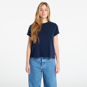 Tričko Tommy Hilfiger Gold Button Ss Tee Navy S