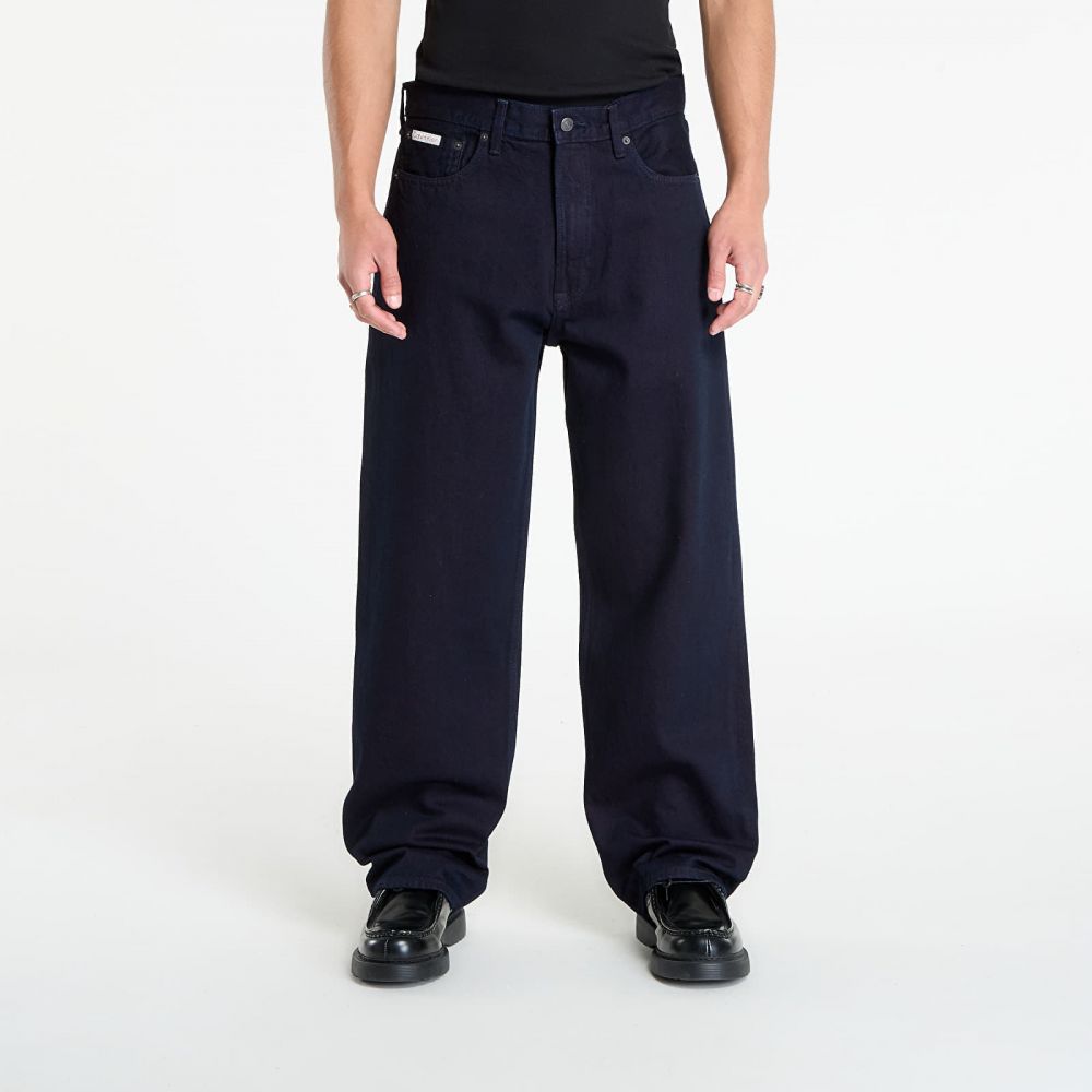 Kalhoty Calvin Klein Jeans Baggy Merlot Jeans Black W34/L34