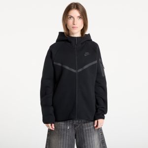 Mikina Nike Sportswear Tech Fleece Windrunner Women's Full-Zip Hoodie Black/ Black M