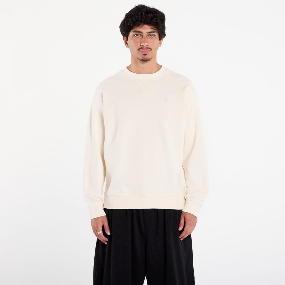 Mikina New Balance Athletics French Terry Crew Beige XL