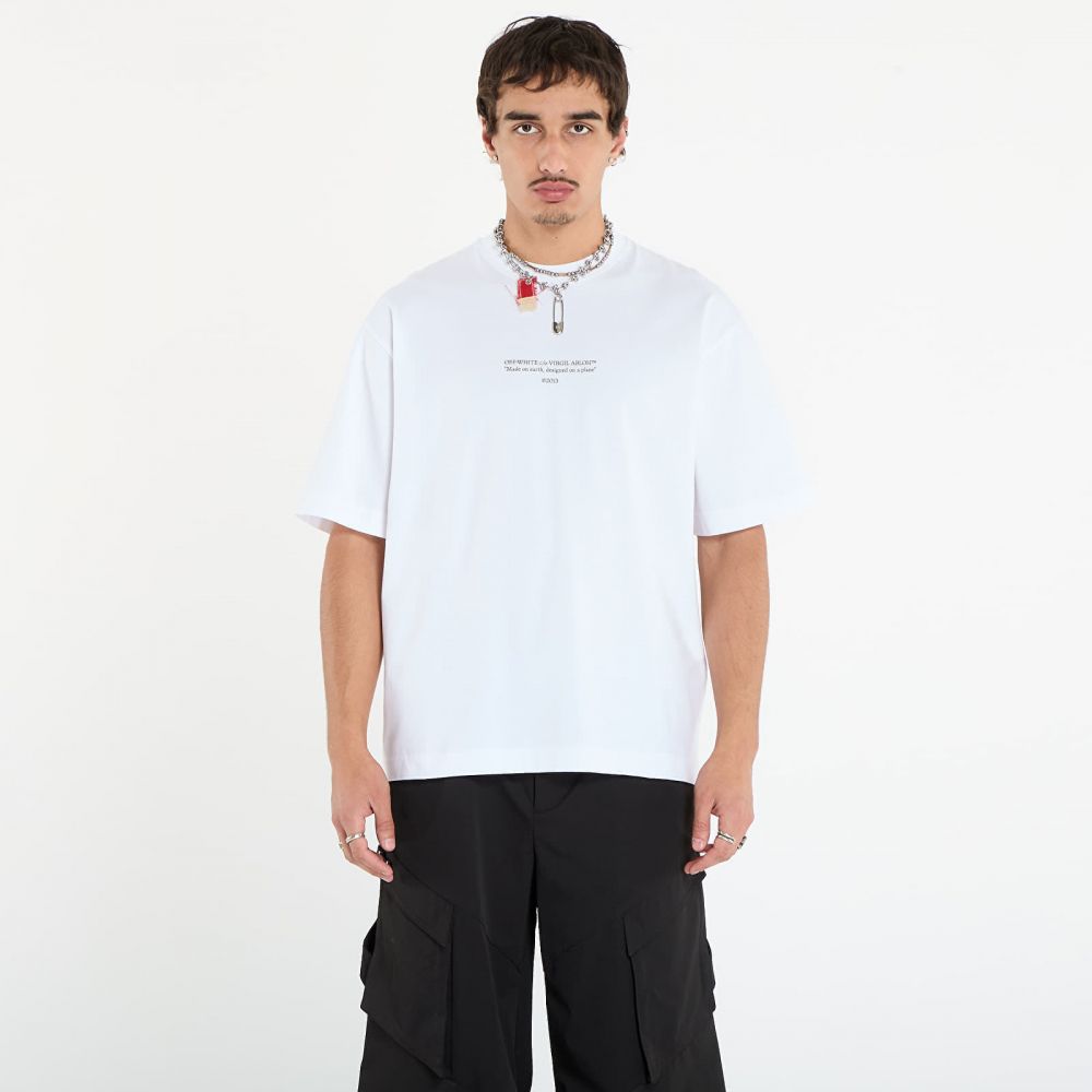 Tričko Off-White Statement Skate S/S Tee White/ Black XL