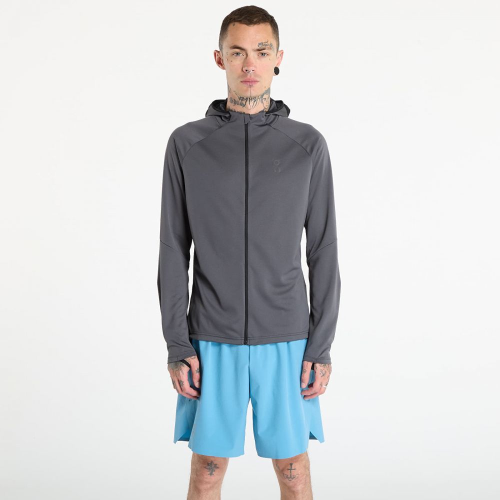Mikina On Climate Zip Hoodie Grey M