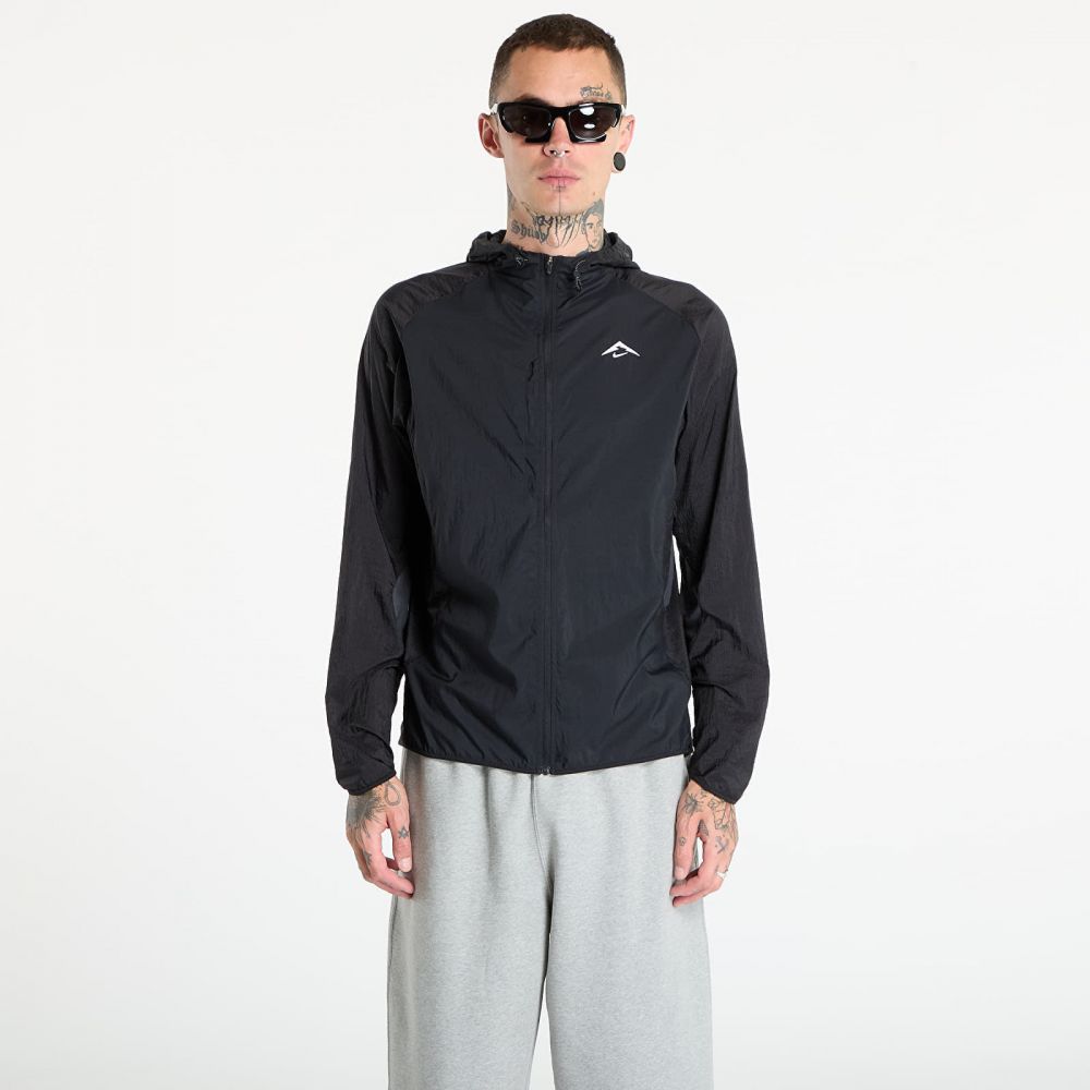 Bunda Nike Trail Aireez Men's Running Jacket Black/ Anthracite/ Summit White XL