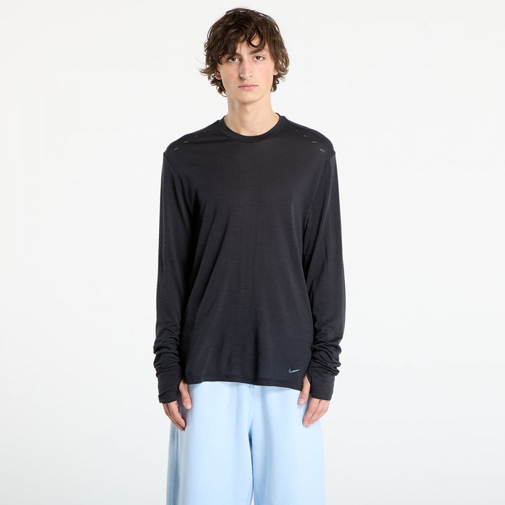 Tričko Nike Run Wool Men's Dri-FIT ADV Long-Sleeve Running Top Black/ Anthracite S