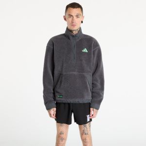 Mikina adidas Mercedes - AMG Petronas Formula One Team Premium Sweat Half-Zip Fleece Dgh Solid Grey S