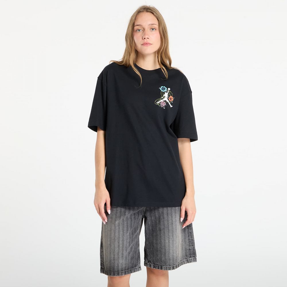 Tričko Jordan Flight Women's Oversized Graphic T-Shirt Black S